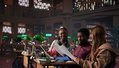 Professional Creative Team Mastery training workshop in a modern classroom